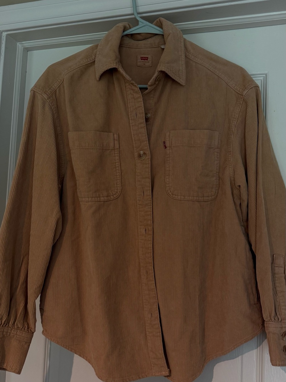 Levi's Beige Corduroy Shirt Jacket